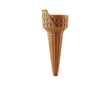 Load image into Gallery viewer, Enjoy a scoop of your favorite gelato in the Conosseum Gelato and Ice Cream Cone from Gelato Supply, featuring detailed architectural designs on the crown—perfect for serving treats in this Colosseum-inspired cone.